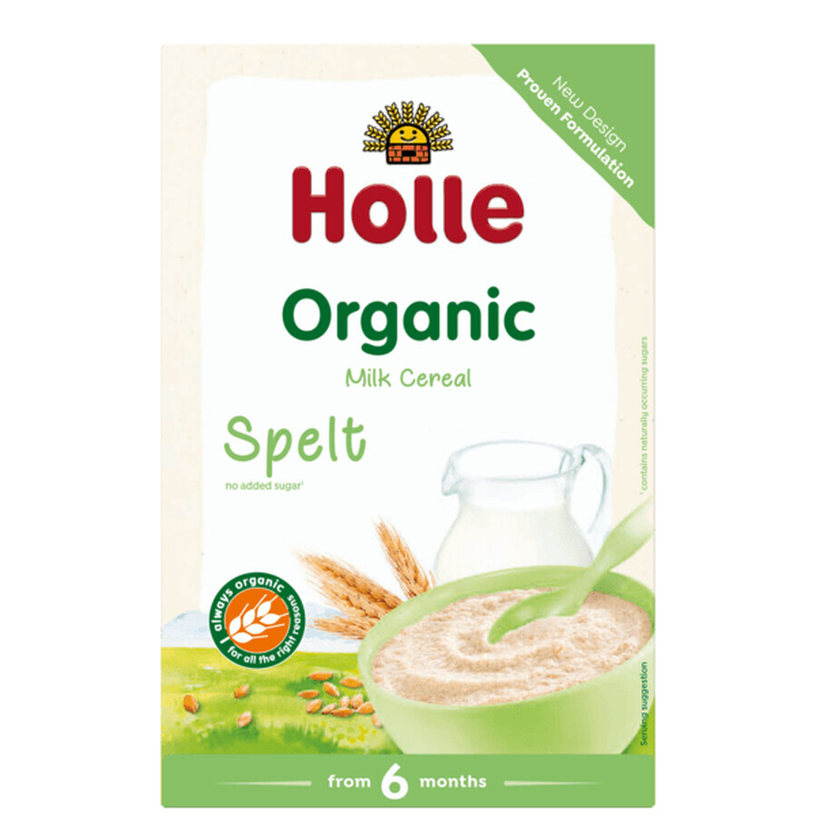 Céréales au lait de blé Spelta, +6 mois, 250 gr, Holle Baby Food