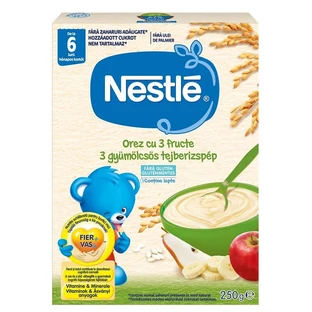 Płatki ryżowe z 3 owocami, 250 g, Nestle