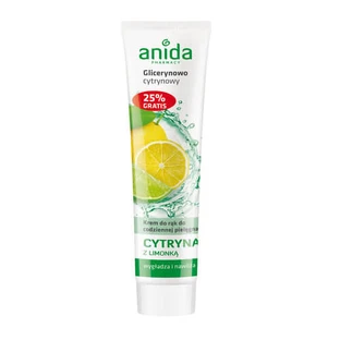 Anida, Krem do rąk glicerynowo cytrynowy z limonką, 125 ml