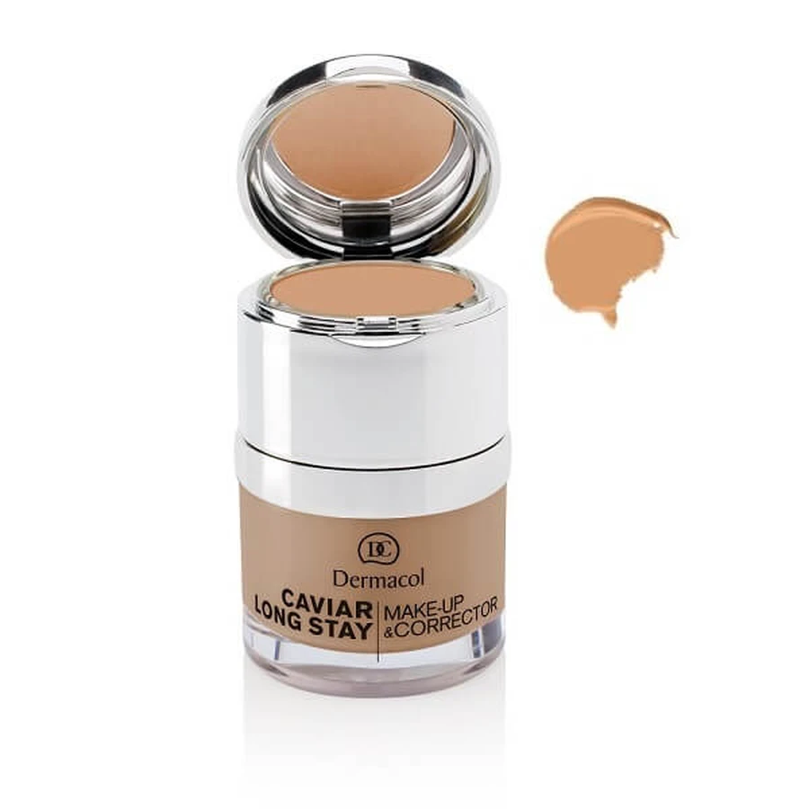 Dermacol Caviar Long Stay Face Primer mit Abdeckstift 03 Nude, 30 ml