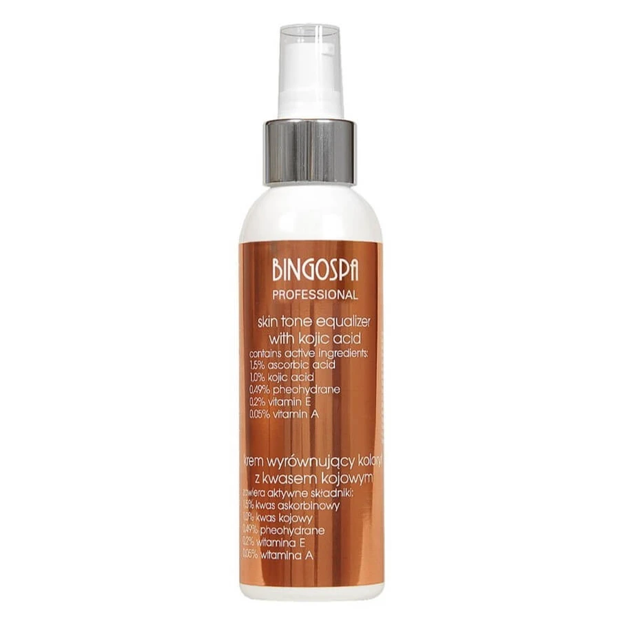 BingoSpa Kleur egaliserende crème met kojic ascorbinezuur en vitaminen, 135 g
