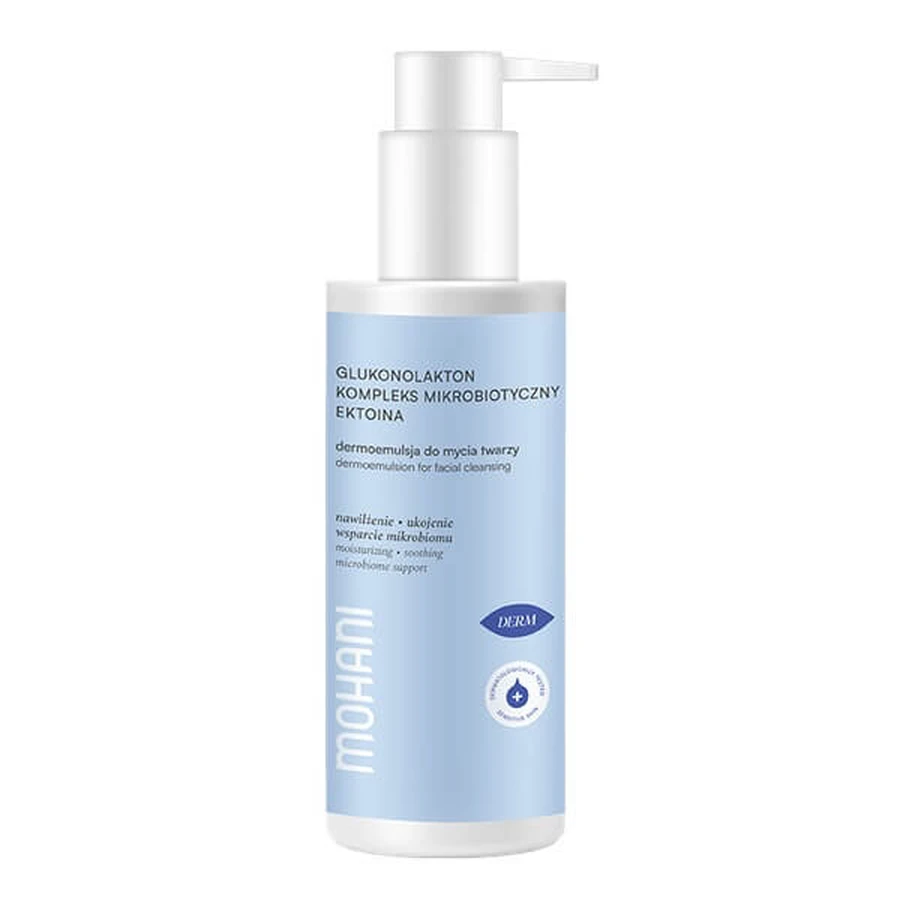 Mohani Feuchtigkeitsspendende Dermoemulsion mit Gluconolacton-Ectoin und mikrobiotischem Komplex, 150 g