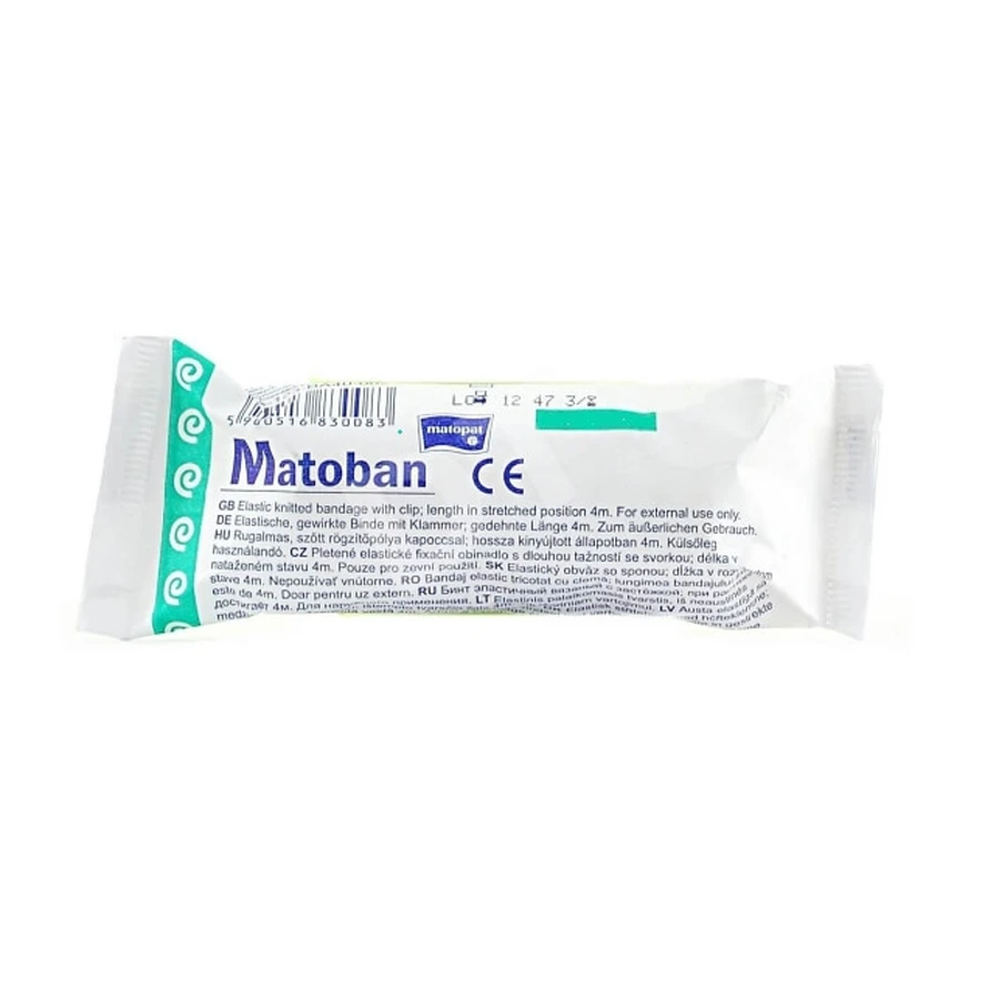 Elastic bandage, Matoban, 4m x 12 cm, 1 piece
