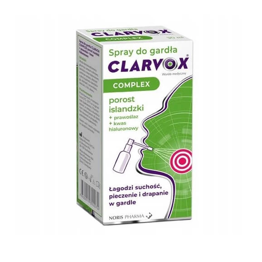 Clarvox Complex, keelspray, 30 ml