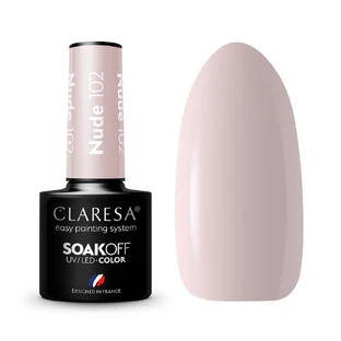 Claresa Barniz Híbrido Soak Off UV/LED Nude 102, 5g