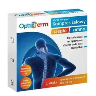 OptiTherm kompres żelowy ciepło-zimno 10 x 10 cm, 1 szt.