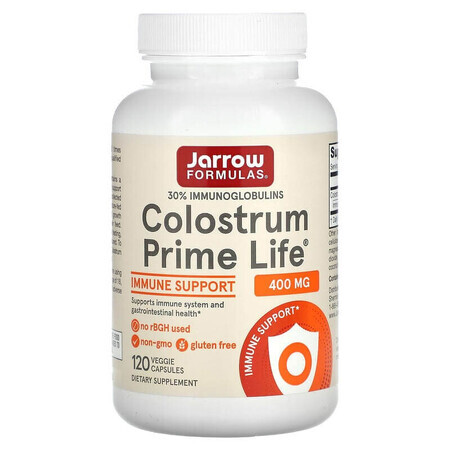 Colostrum Prime Life 400mg, 120 capsules, Jarrow Formulas