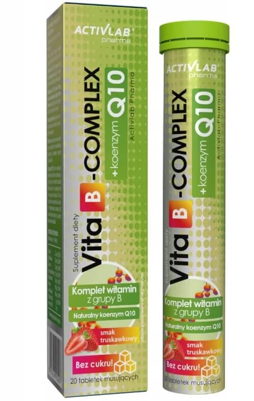 ActivLab Pharma Vita B-Complex + Co-enzym Q10, 20 bruistabletten