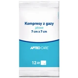 Apteo Care steriel gaaskompres 7 cm x 7 cm 1 verpakking van 3 stuks
