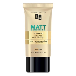 Oceanic AA Make Up Base de Maquillaje Matificante y Alisante 105 Arena, 30 ml