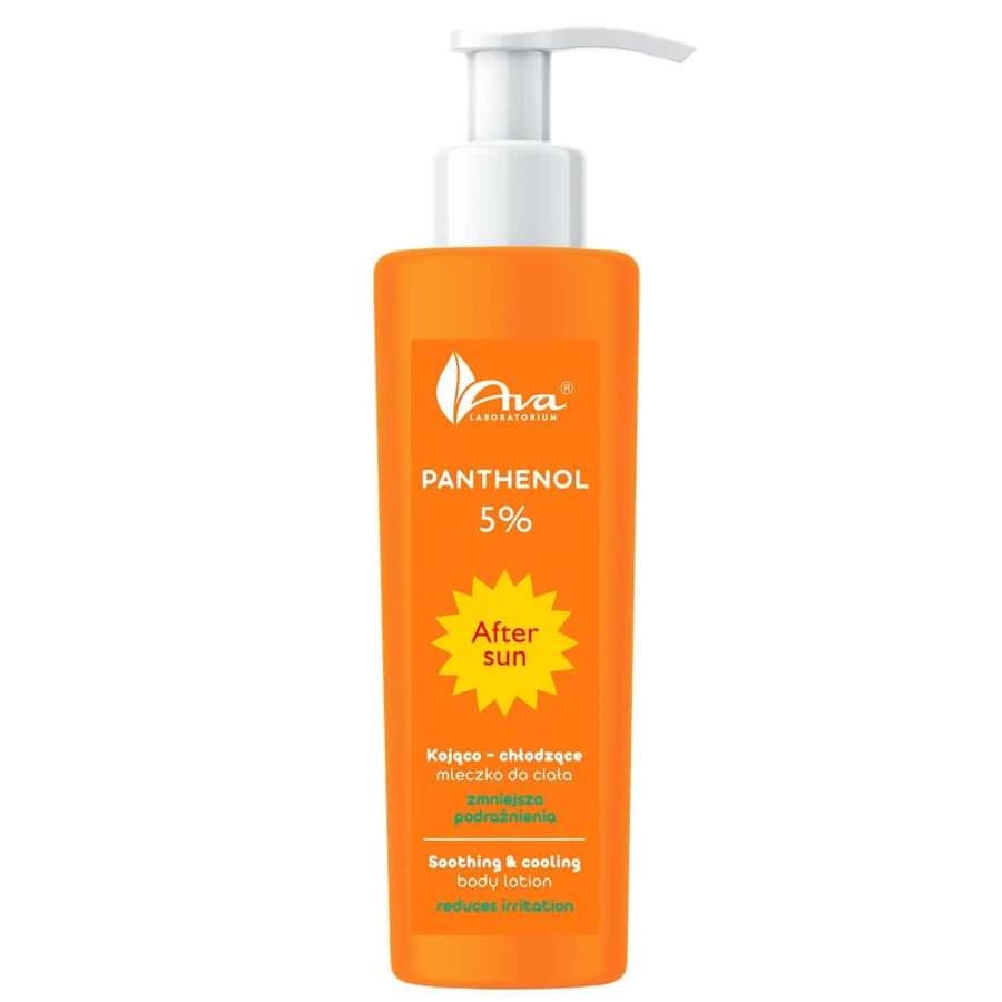 Ava Laboratorium Panthenol 5% Soothing and cooling body milk after sunbathing, 200 ml