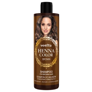 Venita Henna Color Brown Shampoo for brown hair, 300 ml