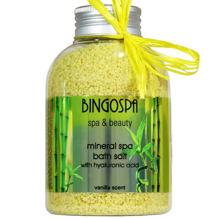 BingoSpa Sal de baño mineral con ácido hialurónico, 650 g