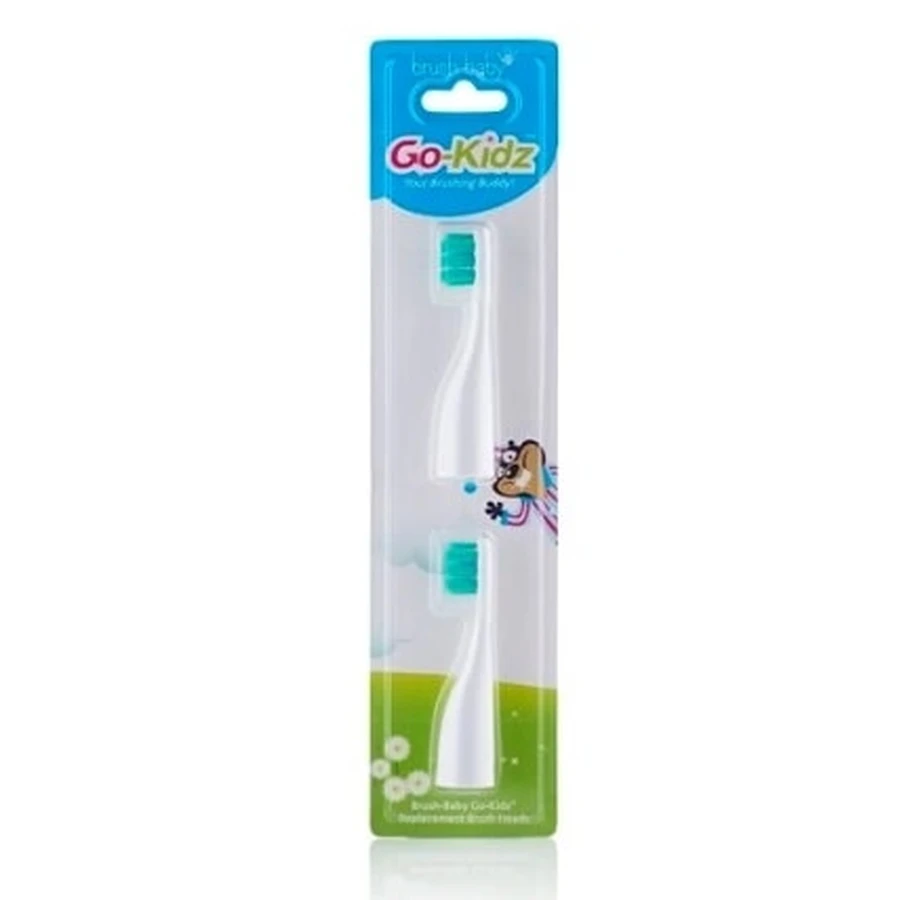 Brush-Baby Go Kidz Ersatzspitzen für Reisezahnbürste, 2 Stück