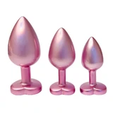 Dream Toys Gleaming Love Pearl Pink Plug Set Anaalpluggen, 3 stuks
