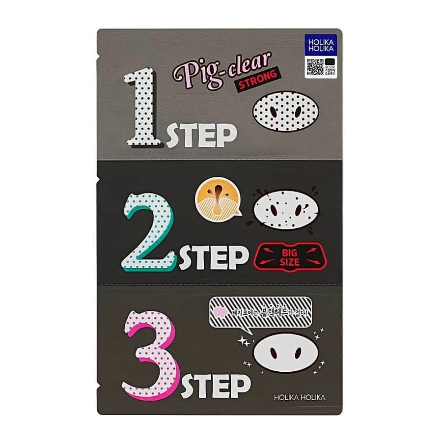 Holika Holika Pig Clear Strong 3-Step Nose Patch, 1 pezzo