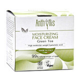 Crème hydratante pour le visage au thé vert, vegan, 50ml, Anthyllis