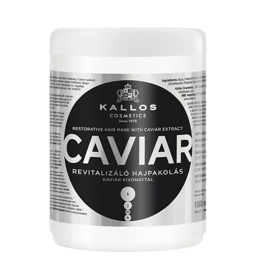 Kallos KJMN Caviar hair mask with caviar extract, 1000 ml.