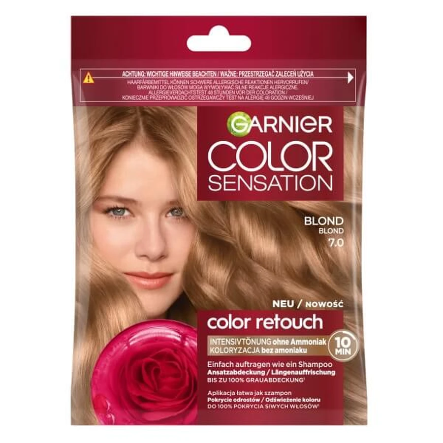 Garnier Color Sensation Color Retouch Coloring Shampoo 7.0 Blonde