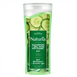 Joanna Naturia Champú-Gel para ducha 2en1 Pepino y Aloe Vera, 100 ml