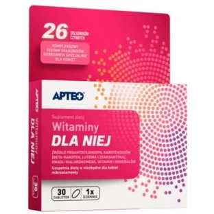 Apteo vitaminen voor haar, 30 tabletten