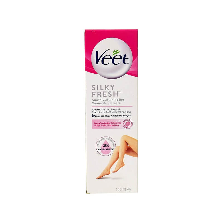 Ontharingscrème voor normale huid, 100 ml, Veet Silky Fresh