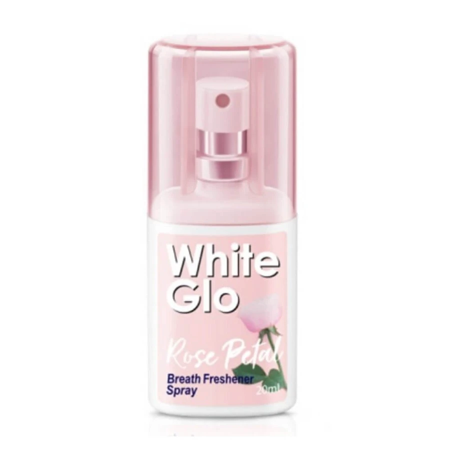 White Glo Rose Petal Spray Rafraîchisseur de bouche, 20ml