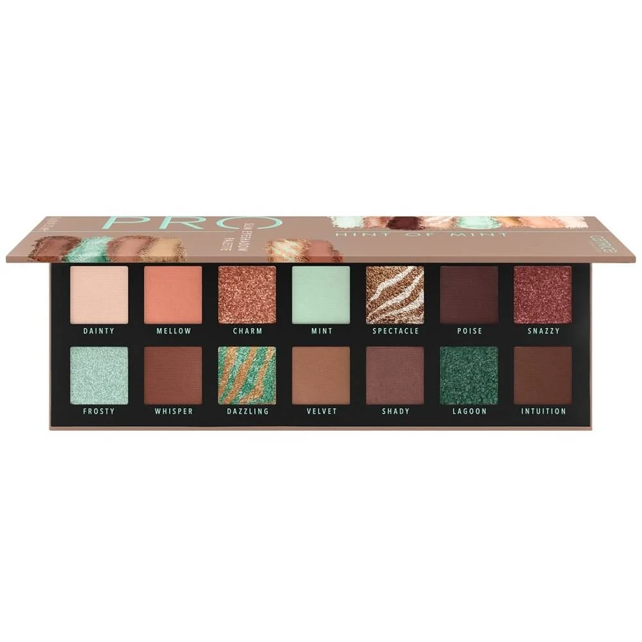 Catrice Pro Hint of Mint Slim Oogschaduwpalette 010 Aesthetic Vibes, 10,6 g