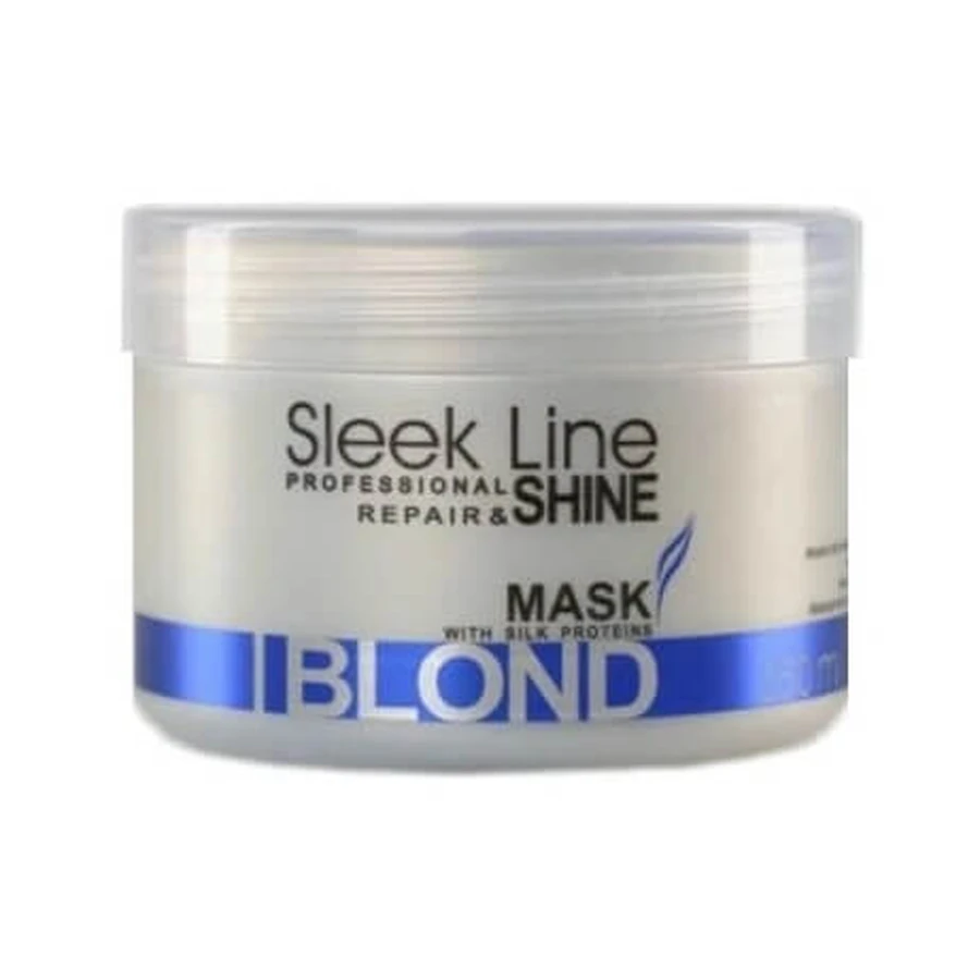 Stapiz Sleek Line Blond Maska z jedwabiem do włosów blond zapewniająca platynowy odcień, 250ml: ceny i cechy