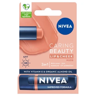 Nivea Pielęgnująca pomadka do ust 3w1 Nude, 4.8 g
