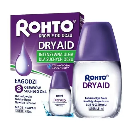 Rohto Dry Aid oogdruppels, 10 ml