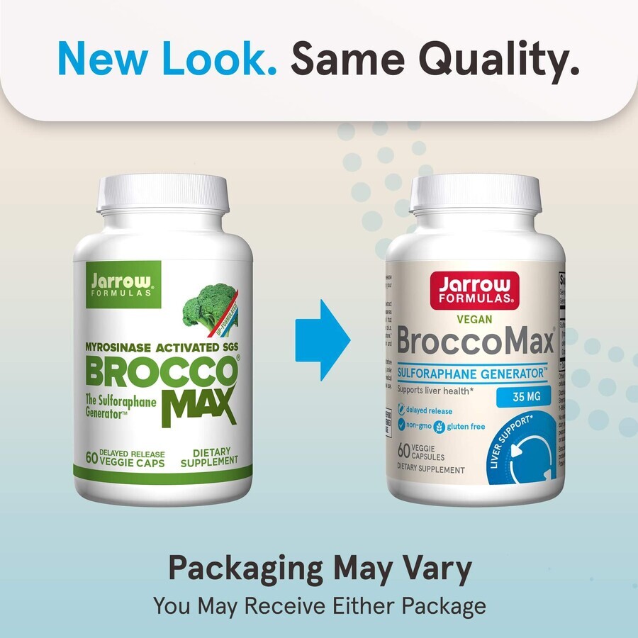 Broccomax 385 mg Jarrow Formulas, 60 Kapseln, Secom