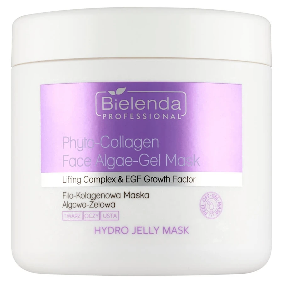 Bielenda Mascarilla Profesional Hydro Jelly Mascarilla de gel de algas fito-colágeno, 190 g