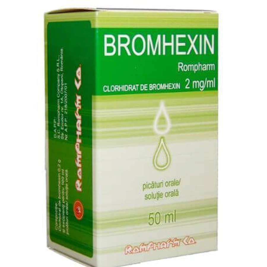 Bromhexin 0,2%, Lösung, 50 ml, Rompharm