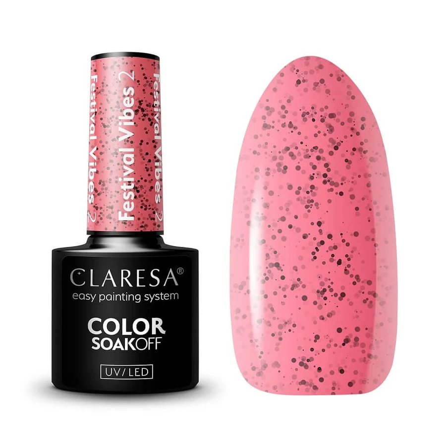 Claresa Soak Off UV/LED Festival Vibes Hybrid-Lack 2, 5 g