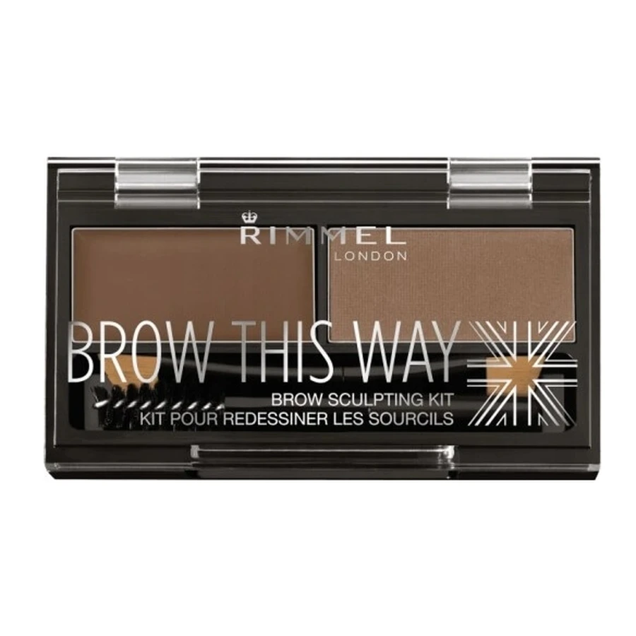 Rimmel Brow This Way Wenkbrauw Sculpting Kit 002 Medium Bruin, 1.3g