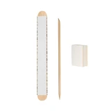 Staleks Pro Expert wegwerpset rechte vijl 100/180 + polijstblok + stick
