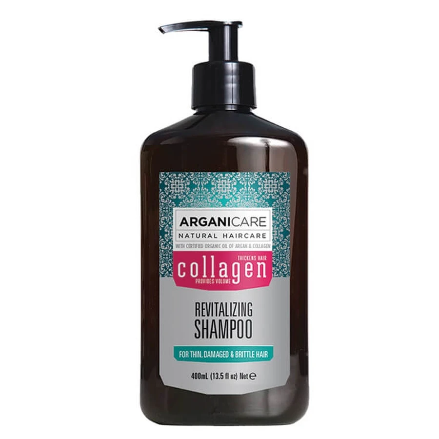 Arganicare Collageen revitaliserende shampoo voor fijn haar, 400 ml