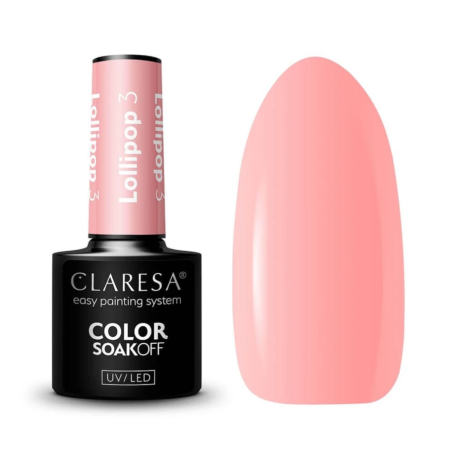 Claresa Soak Off UV/LED Lollipop Hybride Lak 3, 5 g
