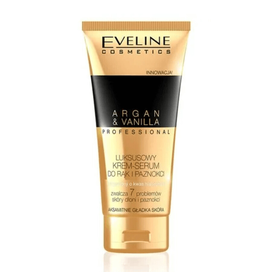 Hand cream + serum with argan and vanilla, 100 ml, Eveline