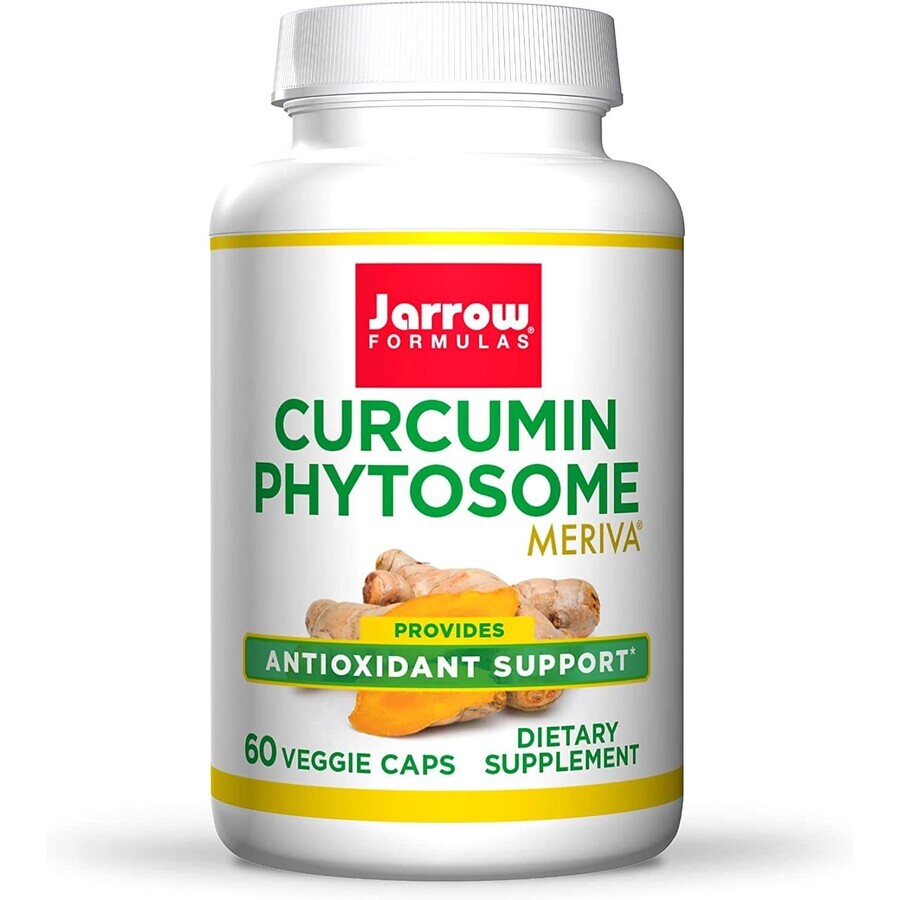 Curcumine Phytosome, 500 mg, 60 gélules, Jarrow Formulas