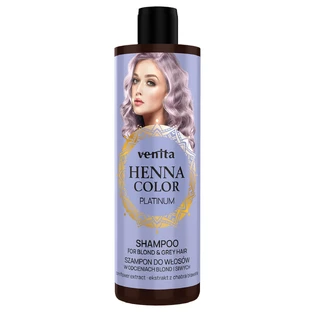 Venita Henna Color Platinum Șampon pentru păr blond și gri, 300 ml