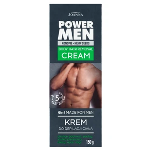 Joanna Power Men Ontharingscrème voor het lichaam, 150 g
