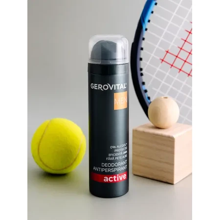 Antitranspirant Deodorant Active, 150 ml, Gerovital Men
