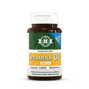 Vitamine D3 2000 IE, 60 capsules
