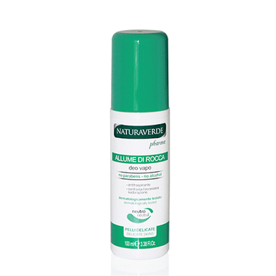 Deodorantverstuiver met aluinsteen, Neutraal, 100 ml, Naturaverde