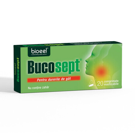 Bucosept, ontspannen keel en gemakkelijke ademhaling, 20 tabletten, Bioeel