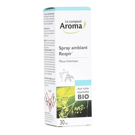 Le Comptoir Aroma Umgebungsspray für Winterbeschwerden mit Bio Essentiels Ölen 30ml