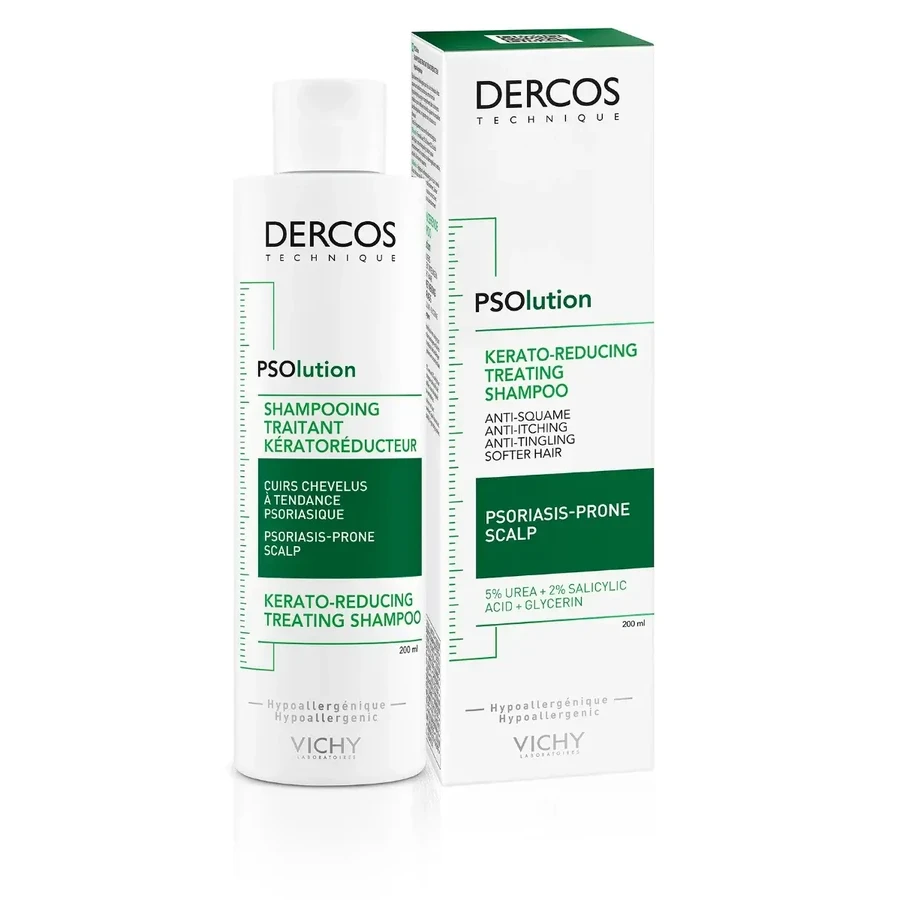 Vichy Dercos PSOlution Keratoregulatory Treating Shampoo 200 ml