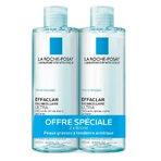 La Roche-Posay Effaclar Eau Micellaire Ultra Nettoyante Démaquillante Purifiante Peaux Grasses 2x400ml